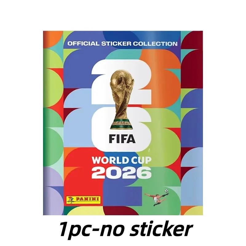 2026 Genuine Panini World Cup Sticker Pack & Album Limited Edition Soccer Memorabilia Set Collection Football Souvenir Gift