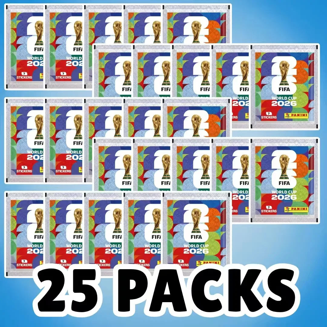 2026 Genuine Panini World Cup Sticker Pack & Album Limited Edition Soccer Memorabilia Set Collection Football Souvenir Gift