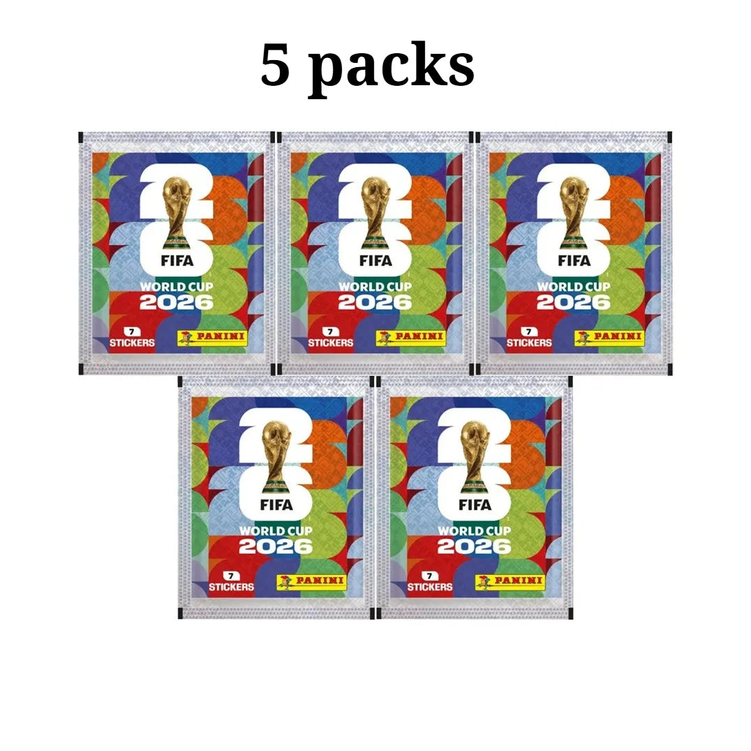 2026 Genuine Panini World Cup Sticker Pack & Album Limited Edition Soccer Memorabilia Set Collection Football Souvenir Gift