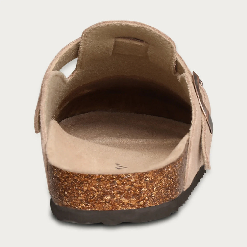 Half drag sandals Clogs For Women And Men Cork Suede Mules Slipper Classic Cork Antislip For Outdoor Slippers With Arch Support