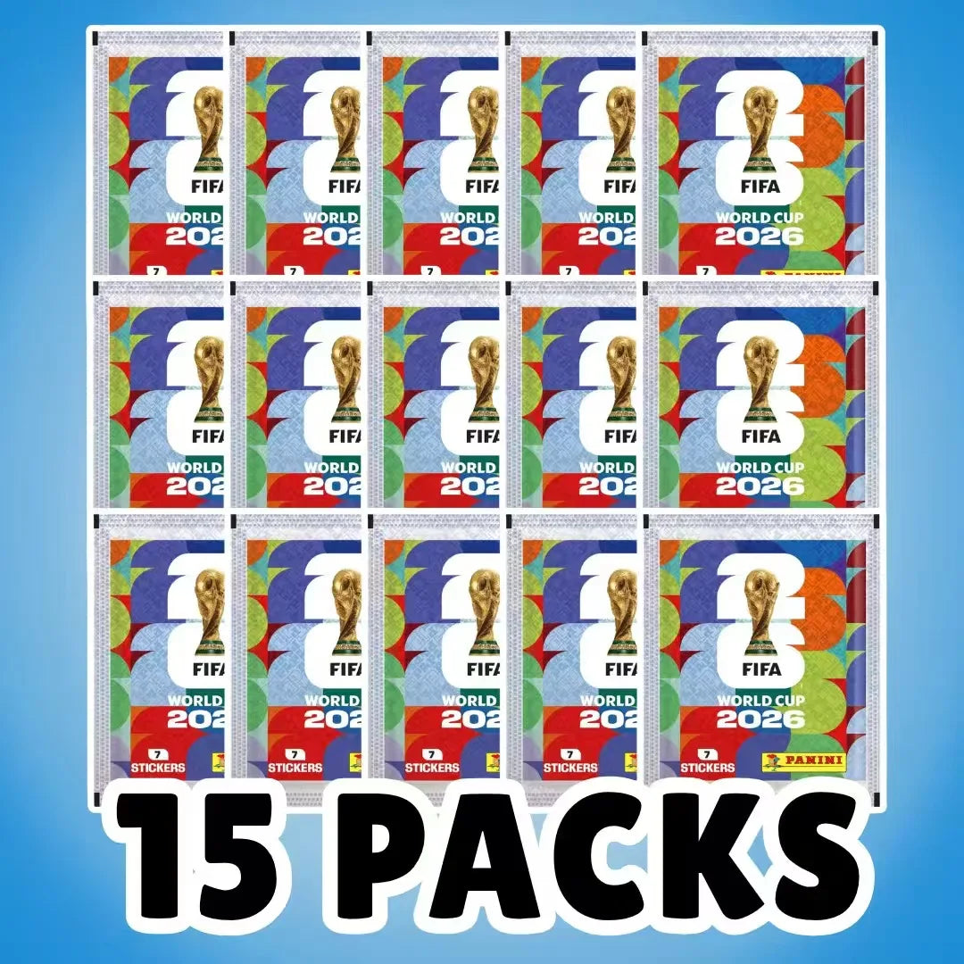 2026 Genuine Panini World Cup Sticker Pack & Album Limited Edition Soccer Memorabilia Set Collection Football Souvenir Gift