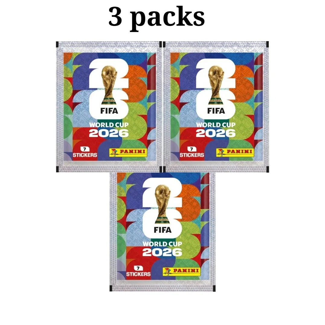 2026 Genuine Panini World Cup Sticker Pack & Album Limited Edition Soccer Memorabilia Set Collection Football Souvenir Gift