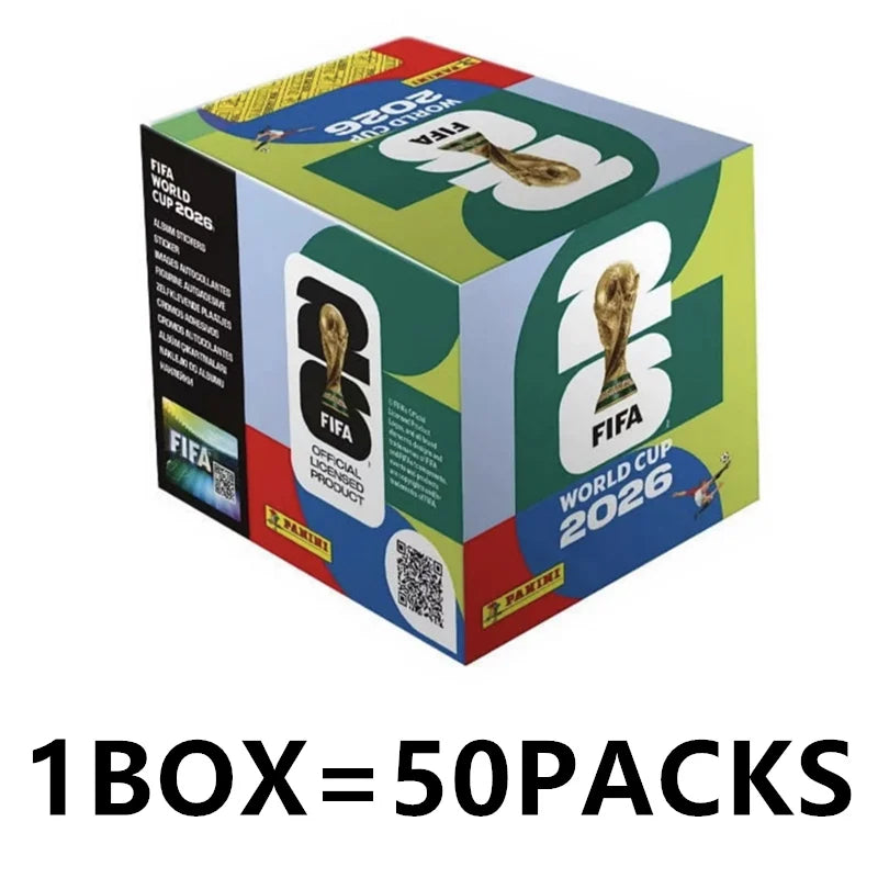 2026 Genuine Panini World Cup Sticker Pack & Album Limited Edition Soccer Memorabilia Set Collection Football Souvenir Gift